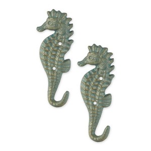 Zingz & Thingz Seahorse Wall Hook Set/2 - 1 of 4