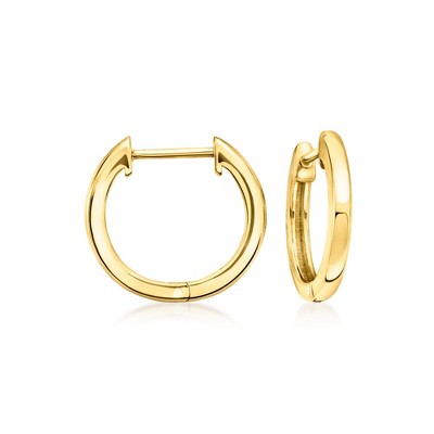 RS Pure by Ross-Simons 18kt Gold Vermeil Medium Hoop Earrings
