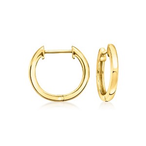 Pure Collection by Ross-Simons 18kt Gold Vermeil Medium Hoop Earrings - 1 of 4