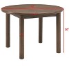 NicBex Dining Table 60" Modern Minimalist Rectangular Wooden Dining Table for Dining Room - 4 of 4