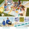Lahome Waterproof Outdoor Back to College Series Reversible Boho Plastic Straw Mat for Patio,Balcony,Deck - 3 of 4