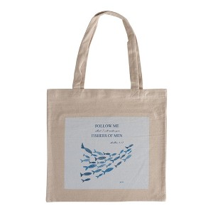 Cotton Tote Bag 15x17 Inch HE PROVIDES – FOLLOW ME by Manual Woodworkers and Weavers - 1 of 3