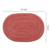 REGALWOVEN Polyester Oval Farmhouse Dining Kitchen Placemat 6 Pcs - 3 of 4
