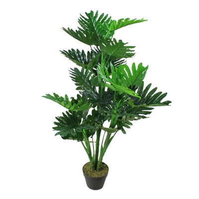 Northlight 47" Green Potted Philodendron Selloum Artificial Plant