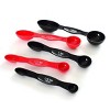 Norpro 5 Piece Nesting Magnetic Measuring Spoon Set 1/4 tsp to 1 tbsp, Red/Black - 4 of 4