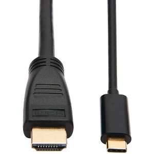 Tripp Lite USB C to HDMI Cable Adapter M/M, Black, 15ft (U444-015-H4K6BM) - 1 of 4