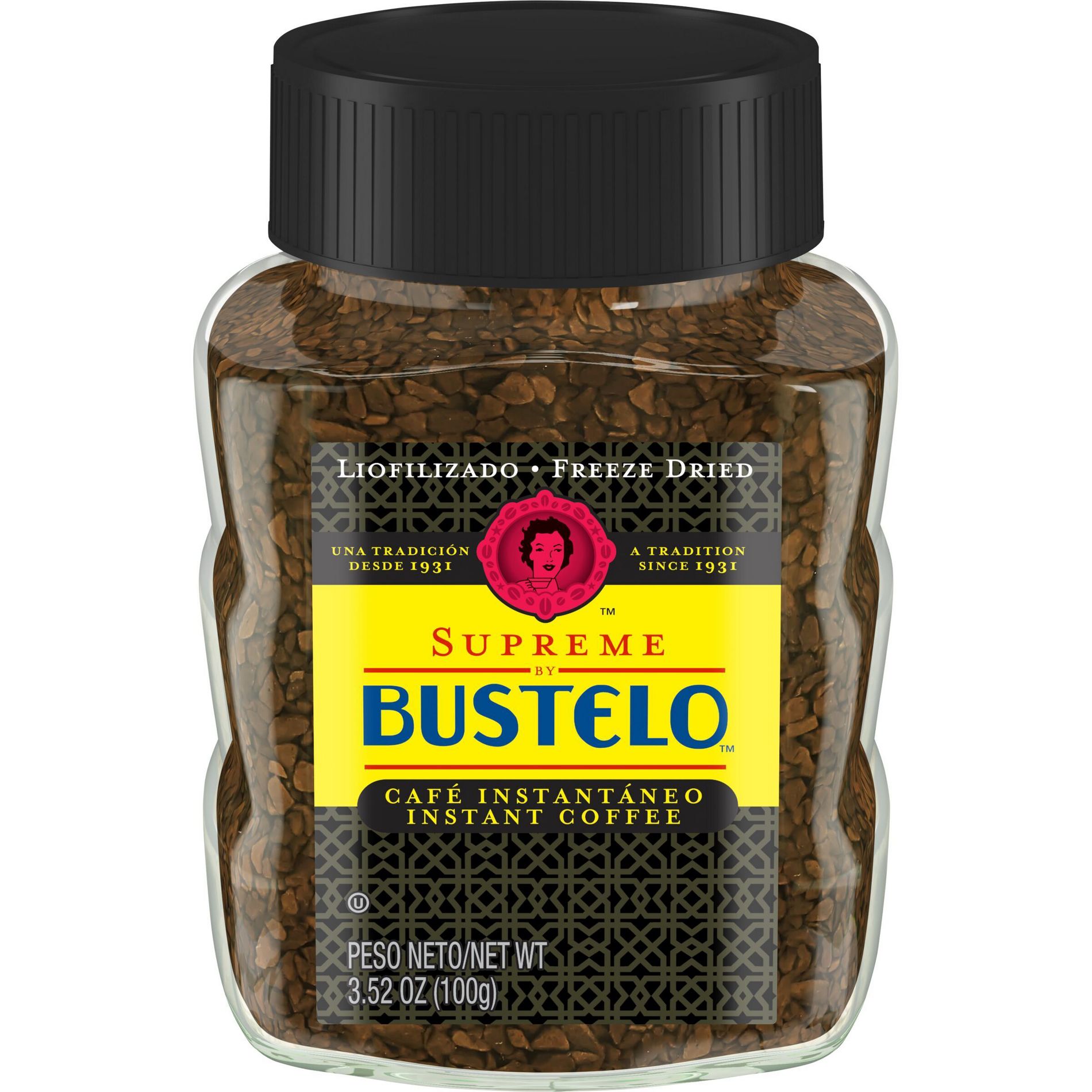 Café Bustelo Supreme Freeze Dried Instant Coffee - 3.52oz