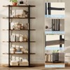 Bookshelf, 6 Tier Bookshelves,Industrial Free Standing Storage Shelving Unit - 4 of 4