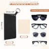 Unique Bargains Soft Portable Scratch-Resistant Slip-in Eyeglass Cases 2 Pcs - 2 of 4