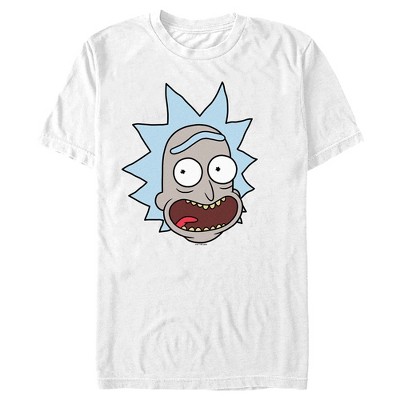 Men's Rick And Morty Smiling Rick Big Head T-Shirt
