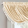 Egyptian Linens Heavyweight Velvet Waterfall Valance 57”Wx37”L (Single) - 4 of 4