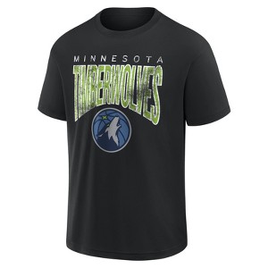 NBA Minnesota Timberwolves Men's Black Short Sleeve T-Shirt - 1 of 3