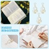 Unique Bargains Home Office Supplies Metal Guitar Shape Funny Cute Decorative Paper Clip 30 Pcs - 3 of 4