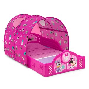 Delta Children Minnie Mouse Sleep and Play Toddler Canopy Bed - 1 of 4