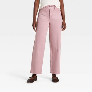 Pantalones rectos de mujer estilo marinero - Universal Thread™ malva