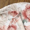 Sweet Jojo Designs Girl Baby Cocoon and Beanie Hat Swaddle Wrap Peony Floral Garden Pink and Ivory 2pc - 4 of 4