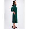 Jessica London V-Neck Midi Dress - 4 of 4