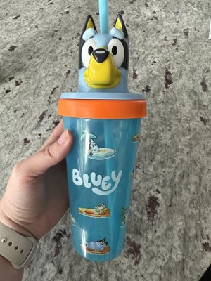 Bluey Kids Cup With 3D Lid & Straw Zak Designs Super Sipper 13 oz Toddler  NEW!