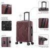 InUSA Drip Lightweight Hardside Carry On Spinner Suitcase - Wine - 3 of 4