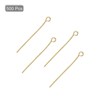 Unique Bargains DIY Craft Necklaces Bracelets Earrings Jewelry Making Iron 21 Gauge Eye Pins 500 Pcs - 3 of 4
