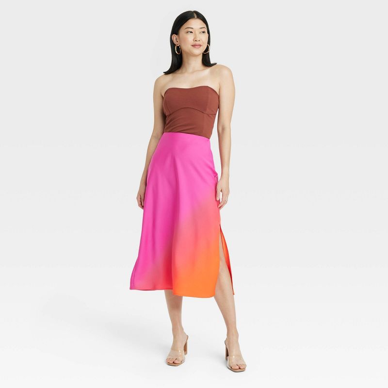 Women's A-Line Midi Slip Skirt - A New Day™, 4 of 10
