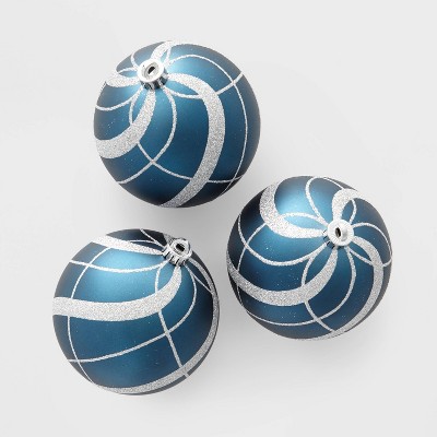 large blue ornaments