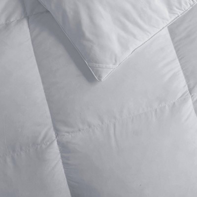 Full Light Grey Goose Down Microfiber Bedspread