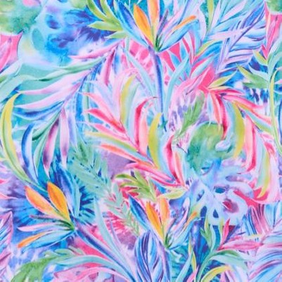 rainbow tie dye palm