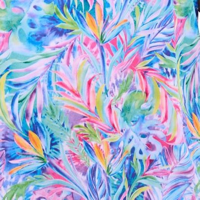 rainbow tie dye palm