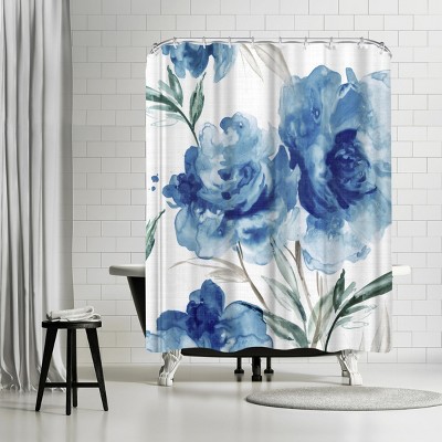 Americanflat Indigo Version Imogen I Indigo Version by Pi Creative Art 71" x 74" Shower Curtain