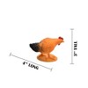 Chicken, Hen, Barn Bird, Realistic, Educational, Small Toy, Model, Very Nice Plastic Design, Replica, Birds, Animal, Kids, Gift  4 Inches.  FN9 B602 - 2 of 4