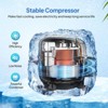 47 in. 125W 110V Refrigerated Prep Rail Countertop with Glass Shield - 2 of 4