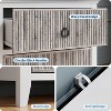 Acekool 6-Drawer Fluted Dresser, Waveform Chest with Metal Handles, Modern Storage Cabinet for Bedroom, Living Room, Anti-Tip Kit - 2 of 4