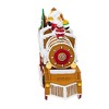 Roman 6.0 Inch Gingerbread Express Engine Santa Cupcake Peppermint Santa Figurines - 2 of 3