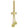 3 1/4 CT. T.W. Peridot Bolo Bracelet with Tassel in Yellow Plated Sterling Silver - 2 of 4