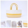 REGALWOVEN Woven Cotton Rope Storage Basket with Handles for Living Room 2 Pcs - 3 of 4