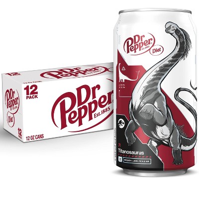 Diet Dr Pepper Soda - 12pk/12 fl oz Cans