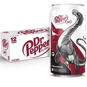 Diet Dr Pepper Soda - 12pk/12 fl oz Cans - 1 of 4