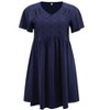 GRACE & GRANDEUR Women's Plus Size V Neck Ruffle Sleeve High Waist Front Embroidered A Line Dresses - 4 of 4