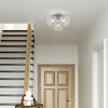 Livex Lighting Catania 3 - Light Semi-Flush Mount in  Brushed Nickel - 2 of 4