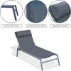 SKRAN Patio Chaise Lounge Set,Adjustable Pool Lounge Chairs,for Sunbathing,Beach,(Only includes 2 Lounge Chairs with Headrest & 1 Table) - 2 of 4