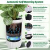 Tall Planters Set of 2, Outdoor Self Watering Pots with Water Level Monitor for Indoor Plants, Living Room, Home,Patio, Porch, Garden - 3 of 4