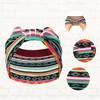 Unique Bargains Women's Yoga Hair Scarfs Bohemia Head Wraps 5.31" Wide Multicolor 4 Pcs - 4 of 4