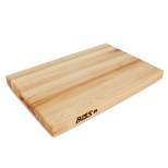 John Boos Wide 1.5 Inch Thick Reversible Cutting Board Block with Two Sided Hand Grips , 18 x 12 x 1.5 Inches