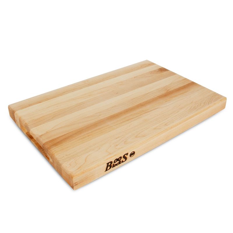 John Boos Wide 1.5 Inch Thick Reversible Cutting Board Block with Two Sided Hand Grips , 18 x 12 x 1.5 Inches, 1 of 7
