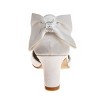 Badgley Mischka Girls' Wedding Shoes Back Bow With Hook and Loop- Perfect for Parties, Weddings, and Special Occasions (Little Kid/ Big Kids) - 4 of 4