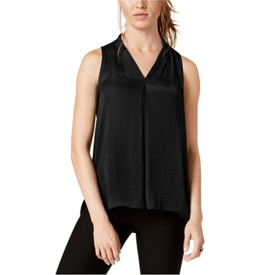 Vince Camuto Womens Inverted Pleat Pullover Blouse