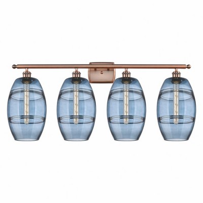 Vaz - 4 Light Bath Vanity In Industrial Style-10.88 Inches Tall and 38 Inches Wide