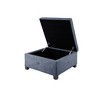 NicBex Square Polyester Storage Ottoman Bench,Upholstered Storage Ottoman with Button-Tufted Design,Storage Bench for Living Room,Bedroom - 4 of 4