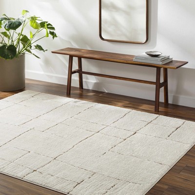 Hauteloom Koume Ivory & Brown Area Rug